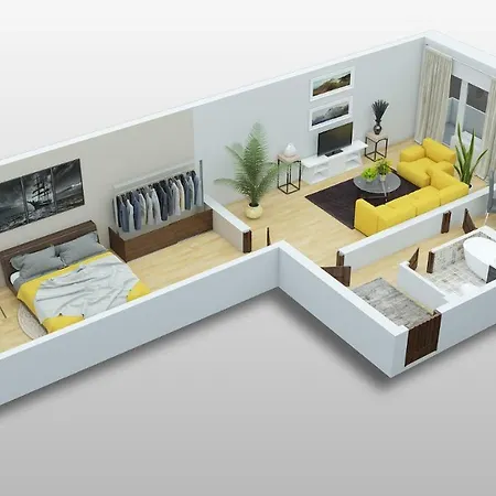 Scandinavian Style Daire *